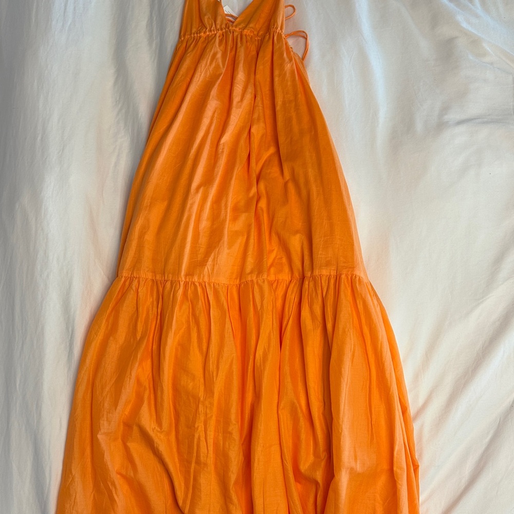 Faithfull the Brand Orange Maxi Dress - Picture 4 of 4